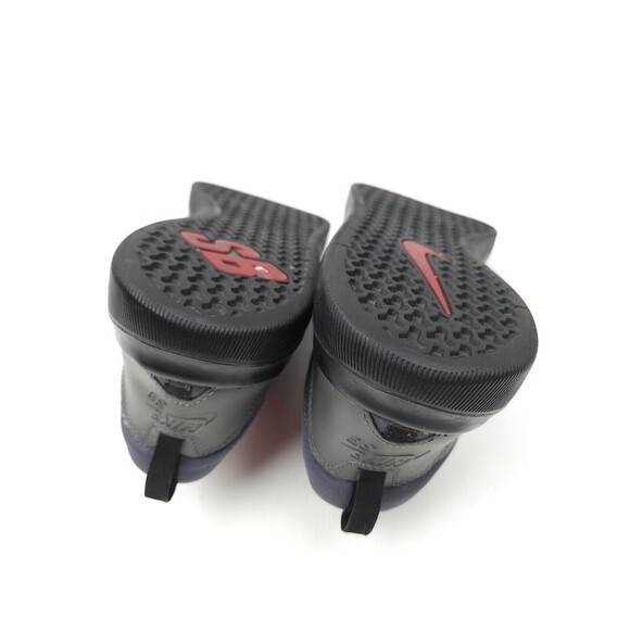 Nike SB Nyjah Free Men’s 9.5 Dark Grey Black Red AA4272 Skateboard Sneakers - Picture 11 of 12